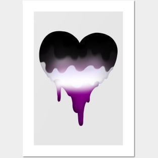 ASEXUAL GRADIENT GREETING CARD Posters and Art